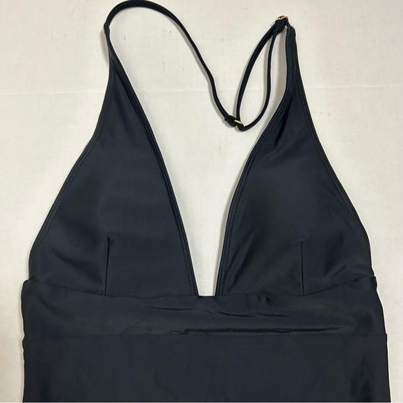 Summersalt The Halter Plunge Swimsuit Black Size 4 - Picture 3 of 7
